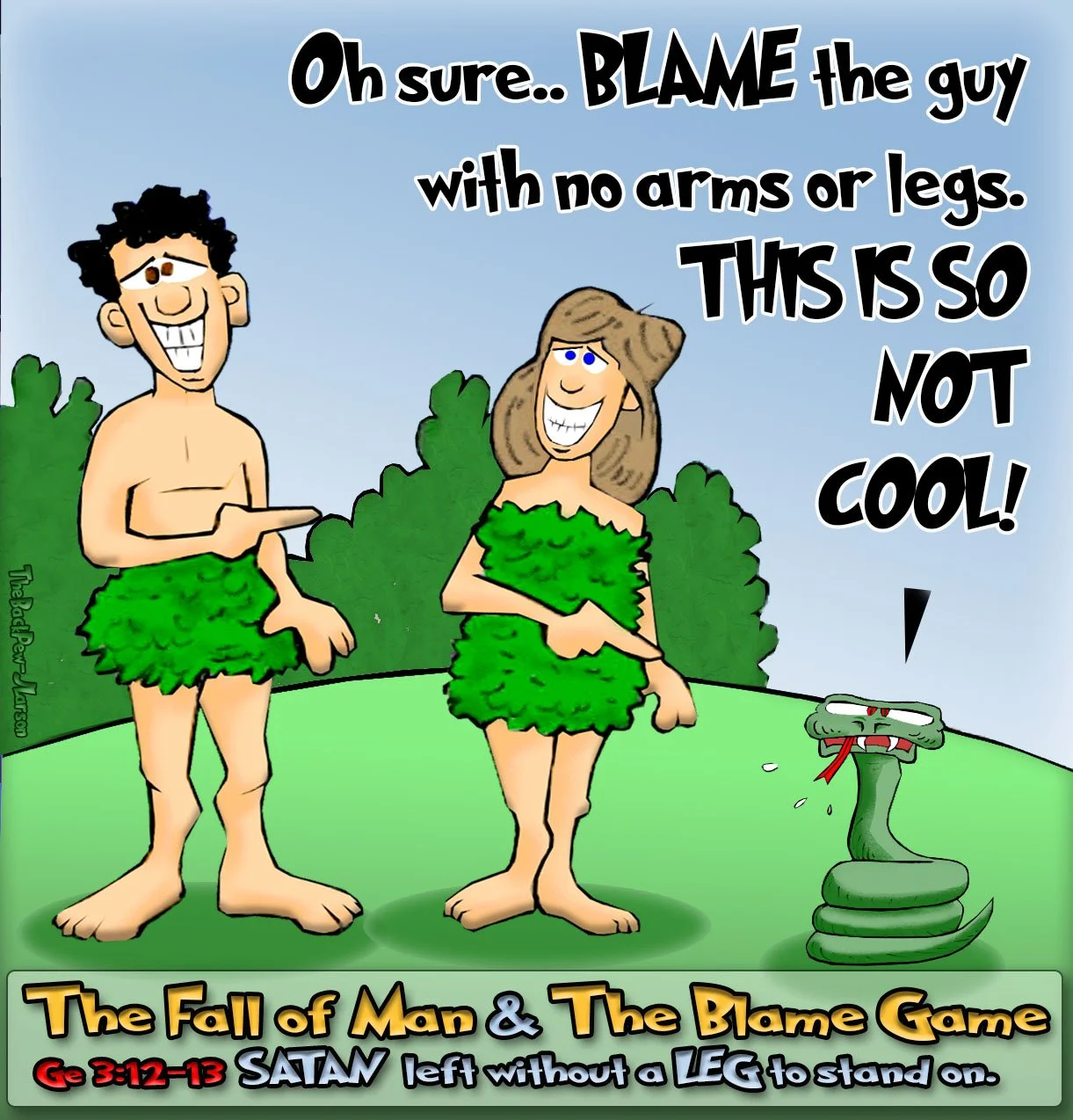 Bible cartoons of in the BEGINNING