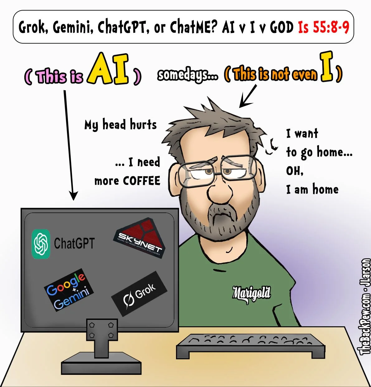 AI versus I versus God