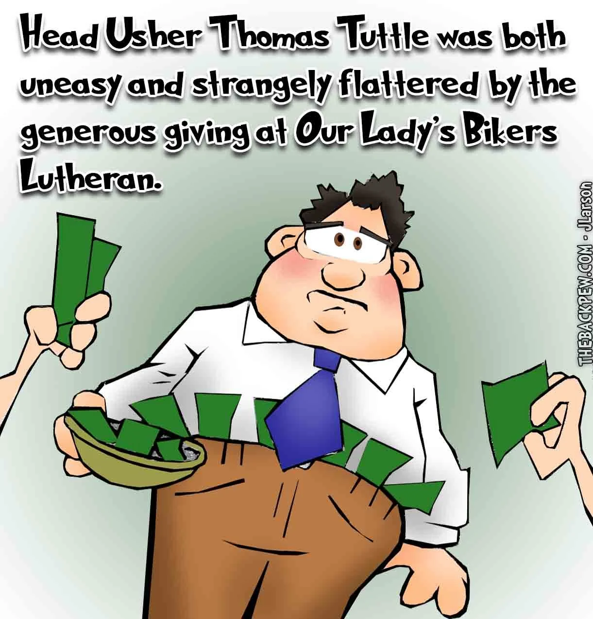 Usher at Lady Biker Church  Usher, Lady Biker, Church, funny 