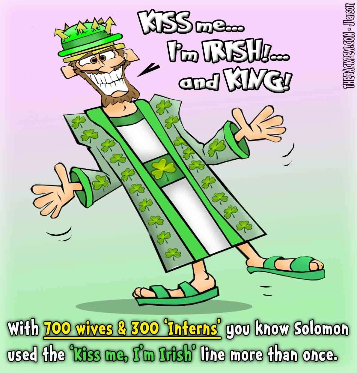 Solomon - Kiss me I am Irish moments