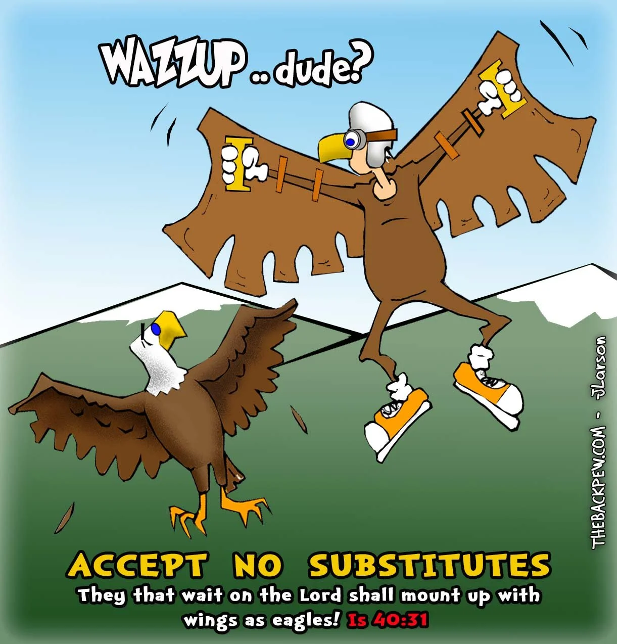 EAGLE WINGS… Accept no substitute!