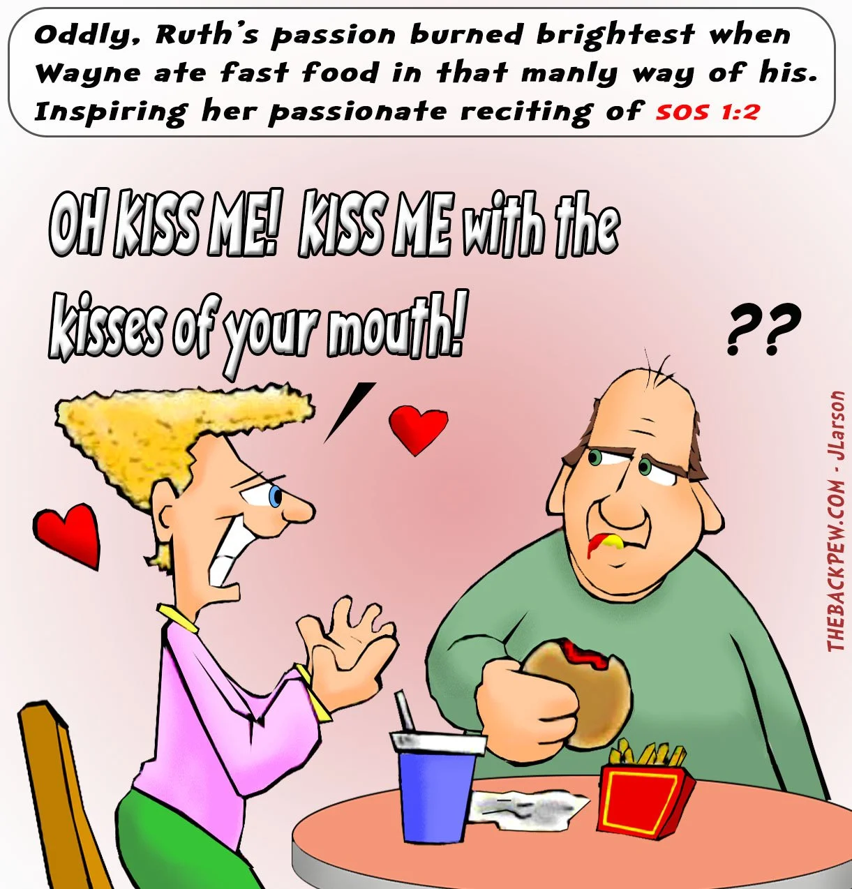 A Kiss on the Mouth!