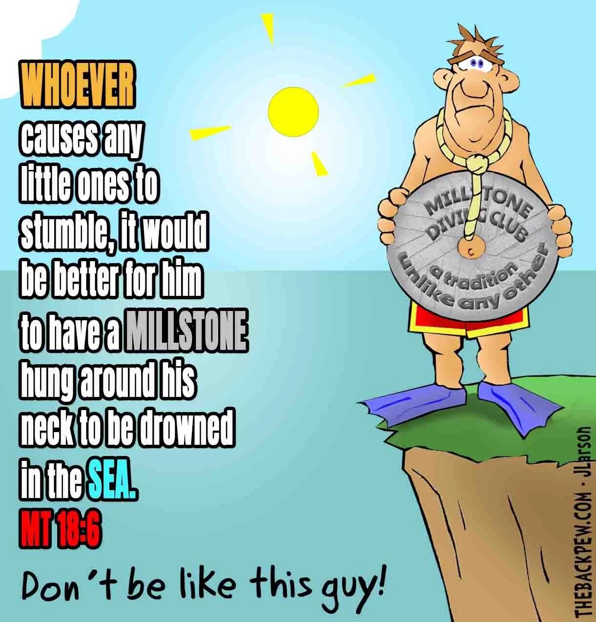 Millstone Diving Club – Matthew 18:6