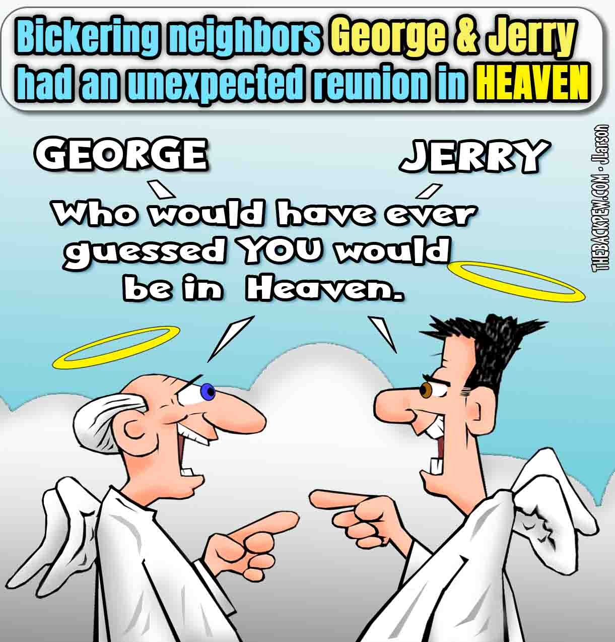 Bickering Neighbors reunite in Heaven