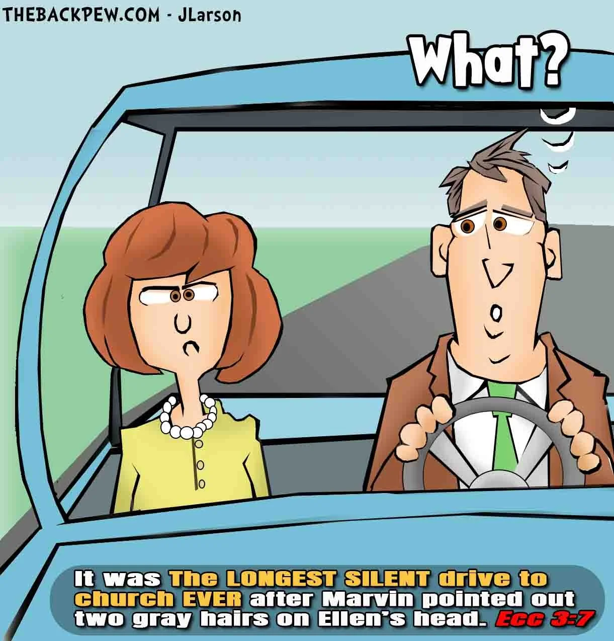 The Long Silent Drive to Church