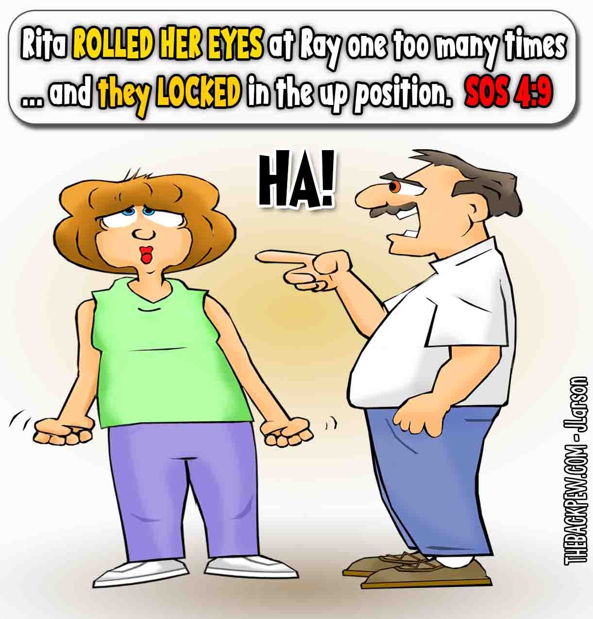 Eyes Rolled at Hubby