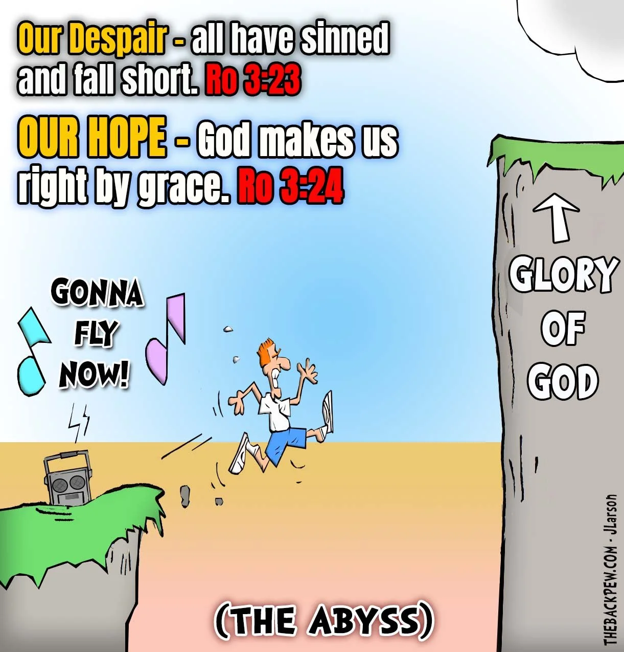 Despair finds HOPE (Romans 3:23-24)