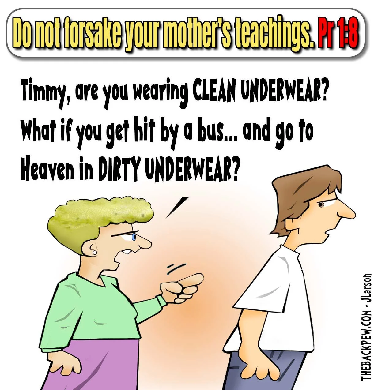 Clean Underwear in Heaven - Important!