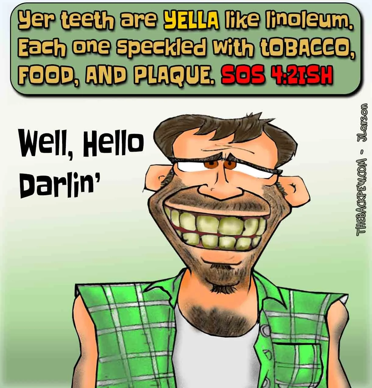 Redneck Smile — Song of Songs 4:2-ish