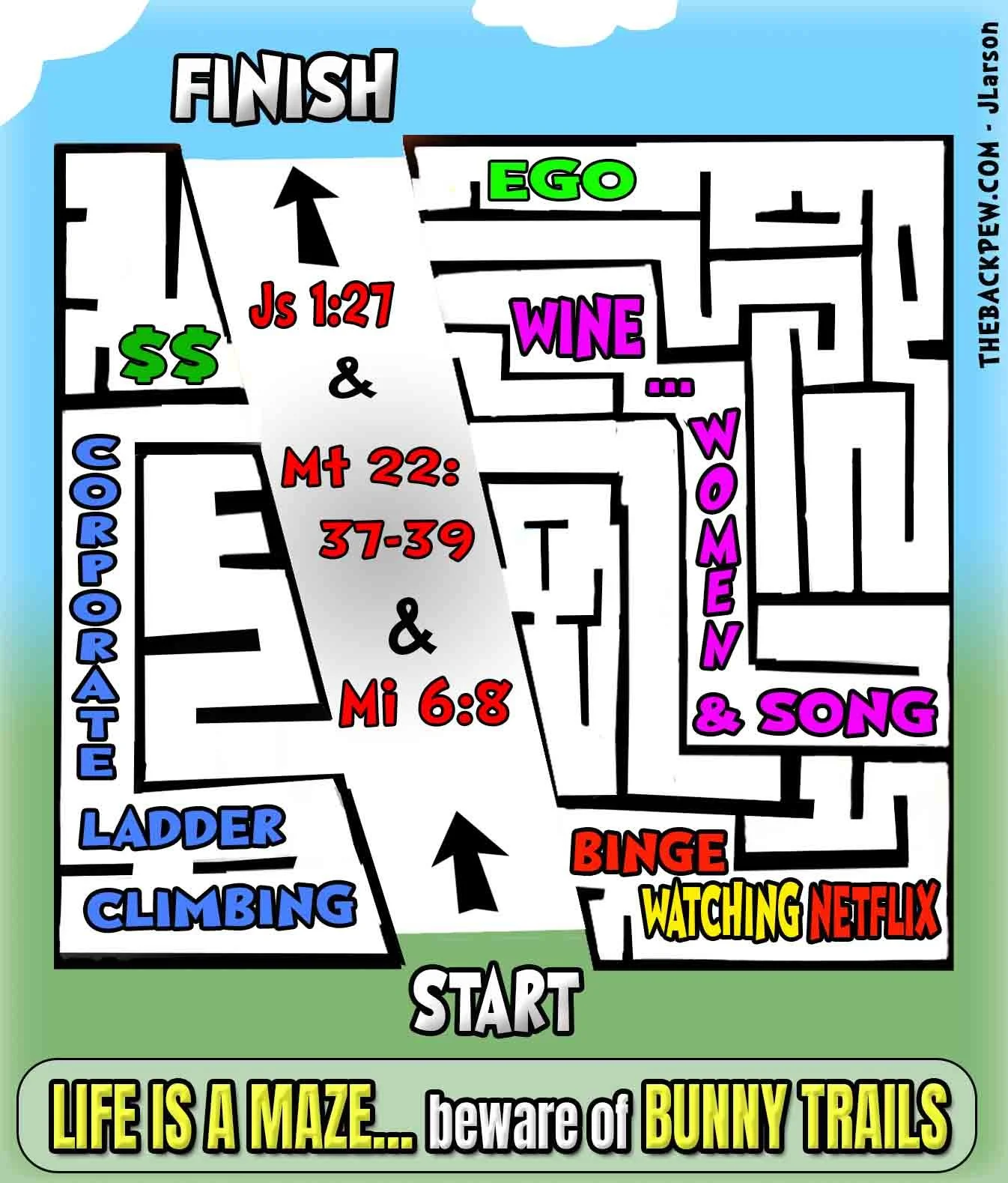 Life Is a Maze… Beware of Bunny Trails — Micah 6:8