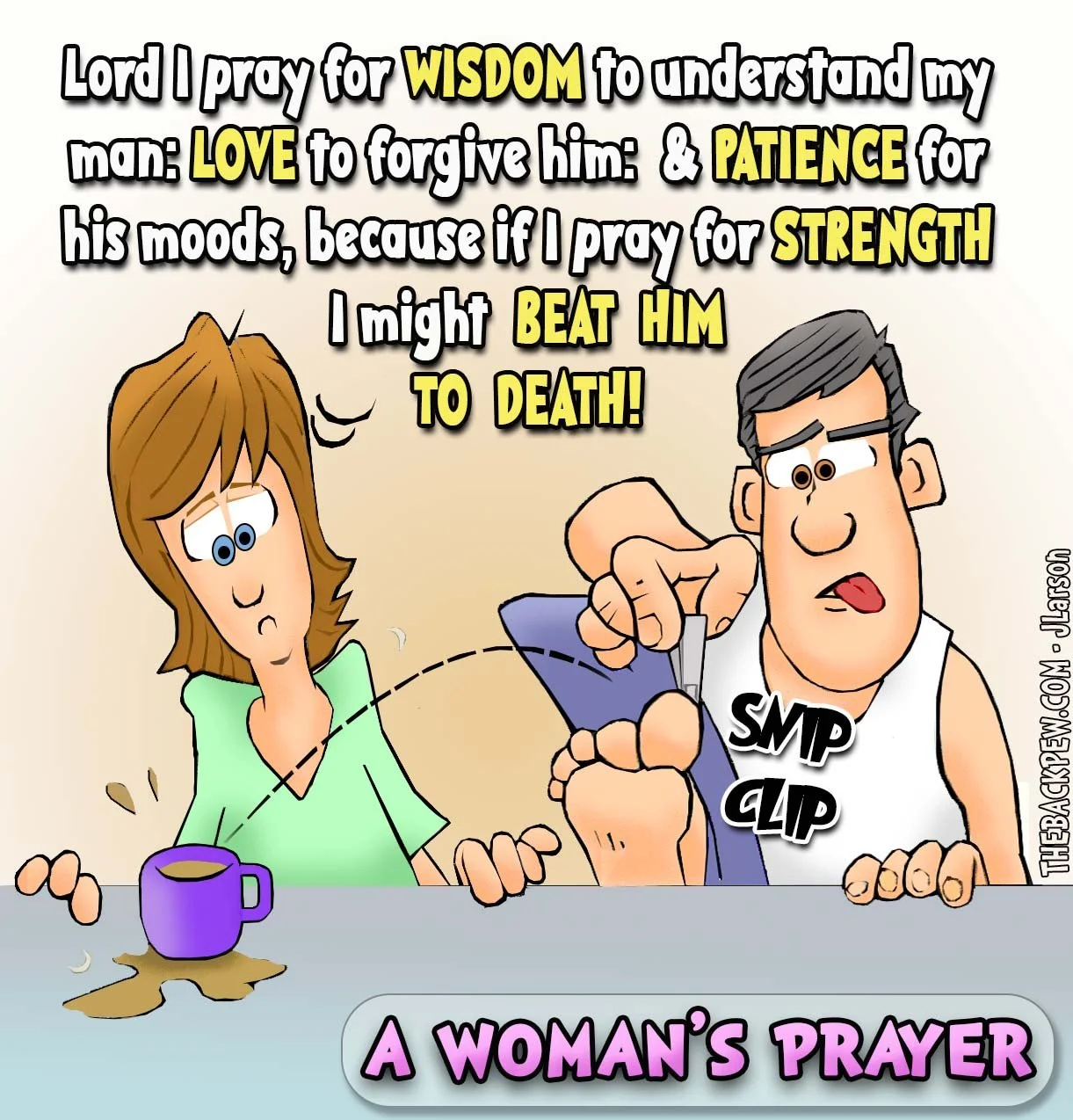 A Woman’s Prayer - simple, elegant &amp; serious