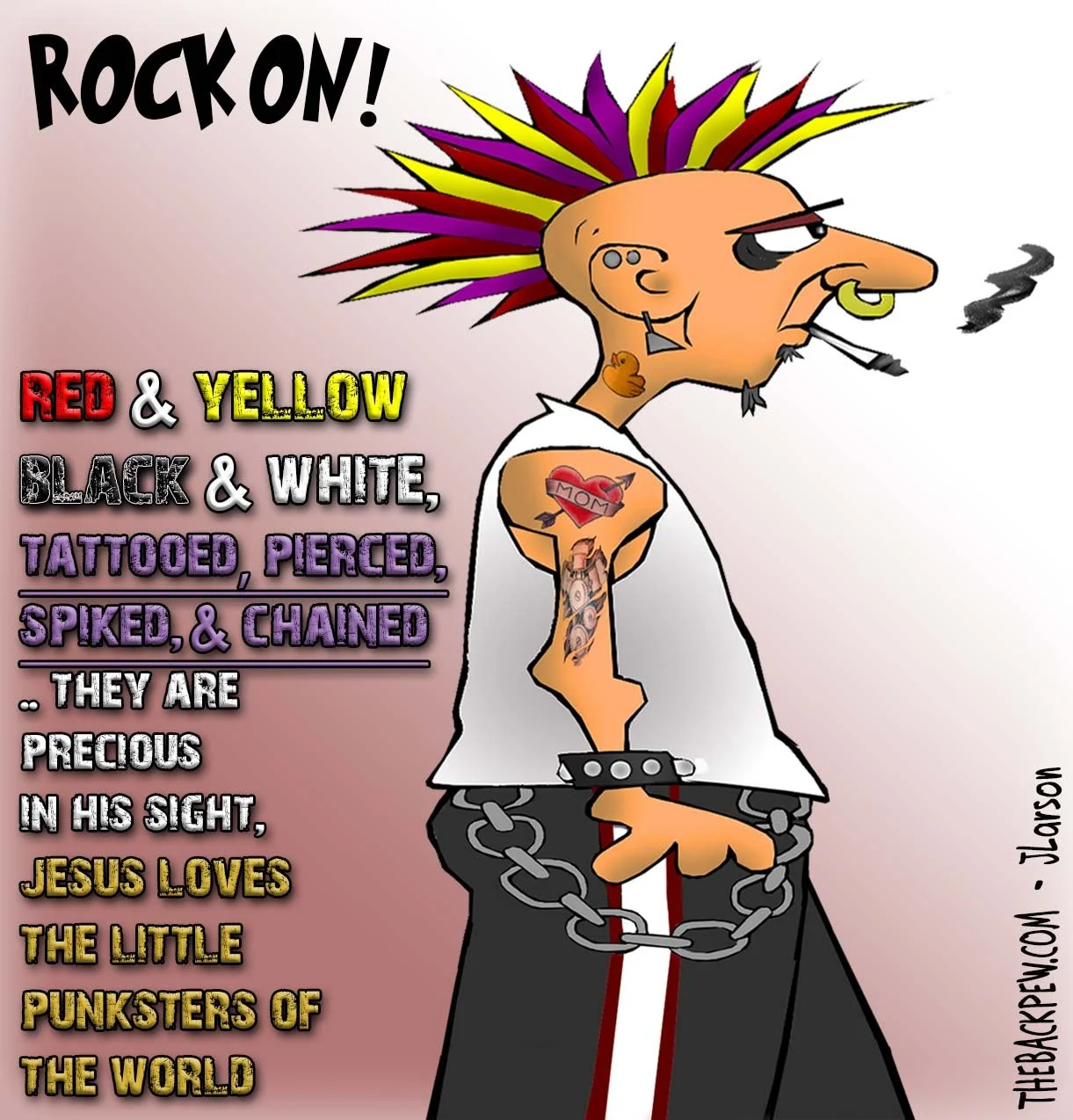 Jesus saves the Rock and Roller  Jesus, Punk Rocker, Saved, funny 