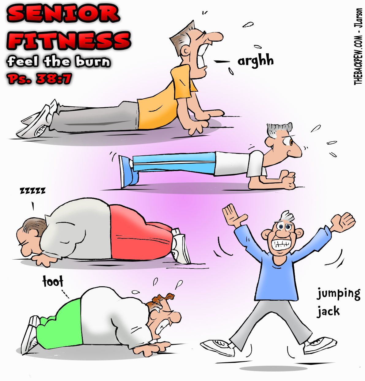 Senior Citizen Christian cartoon collection