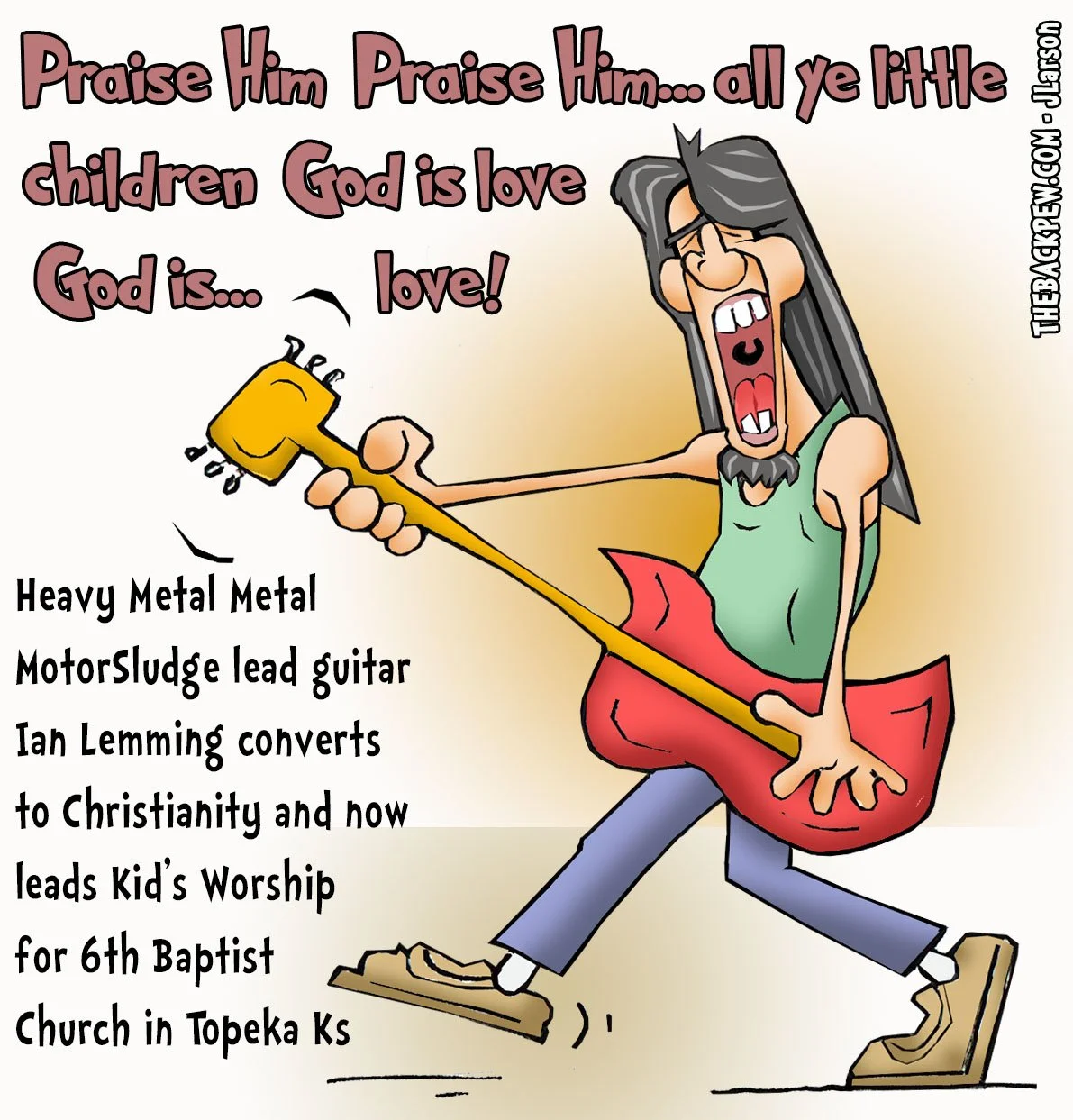 Heavy Metal Kids Worship Leader  Worship, Worship Leader, Heavy Metal, Kids Worship Christian, funny 