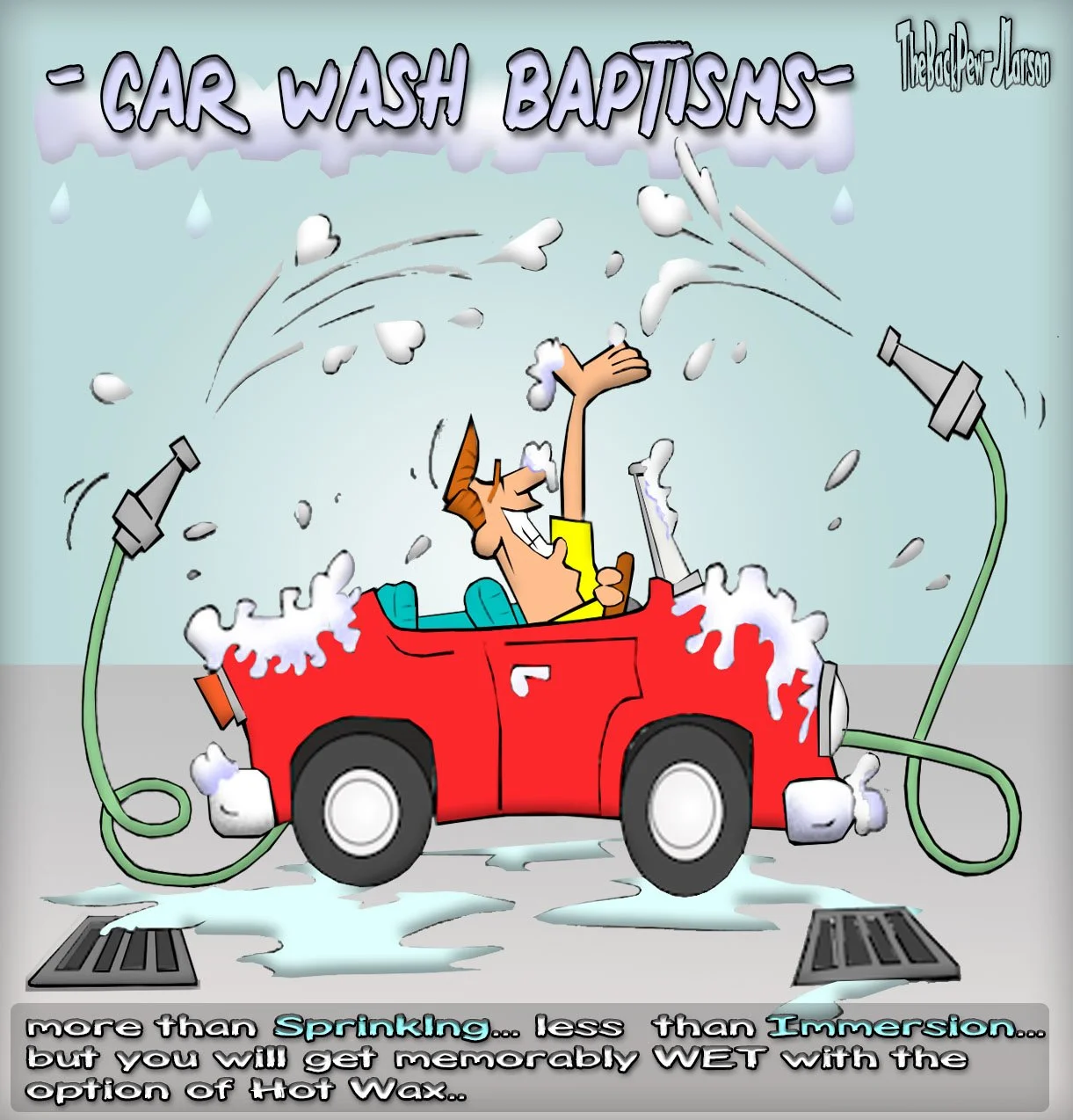 Car Wash Baptism  Baptism, Car Wash, funny 