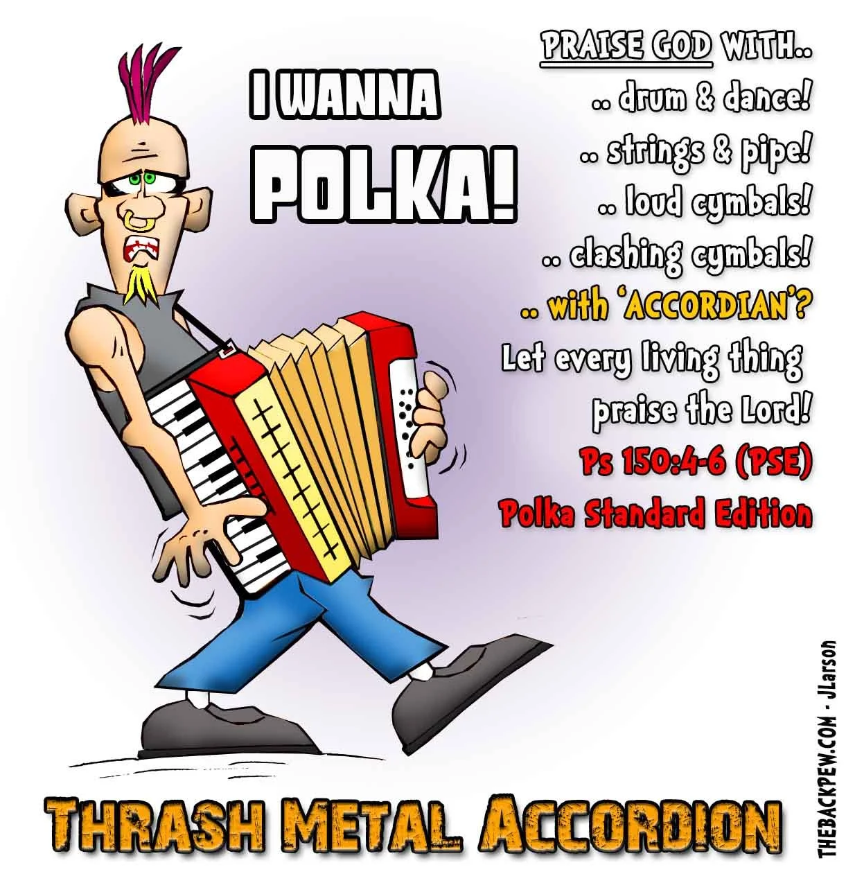 Thrash Metal Accordian… SHREDDING IT!