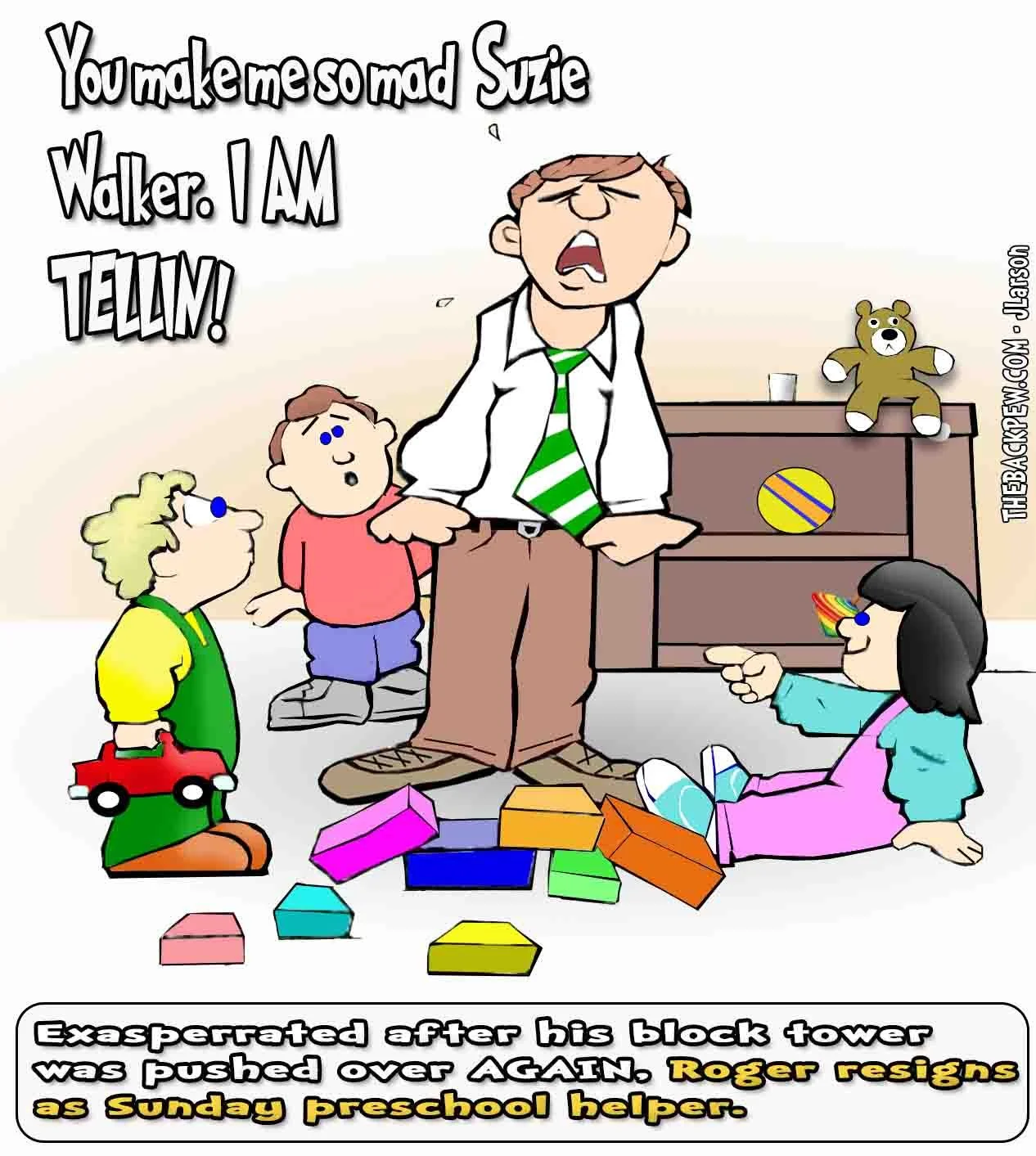 KID'S Ministry Cartoons - for those serving kids at church — The Back Pew