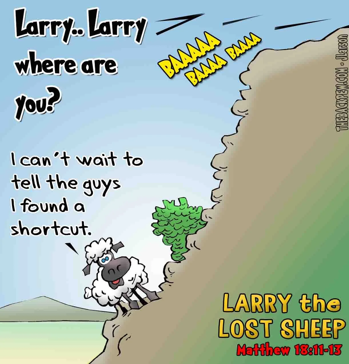 Gospel cartoons - Leave the 99 for the 1