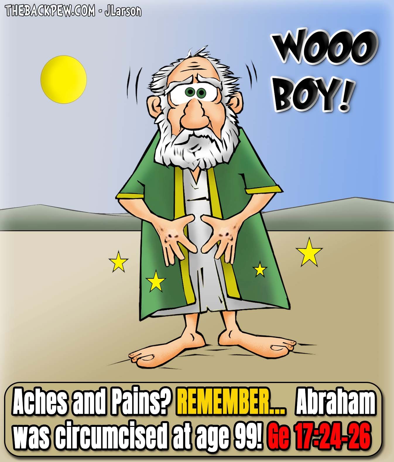 Abraham - OUCH! - Genesis 17:24