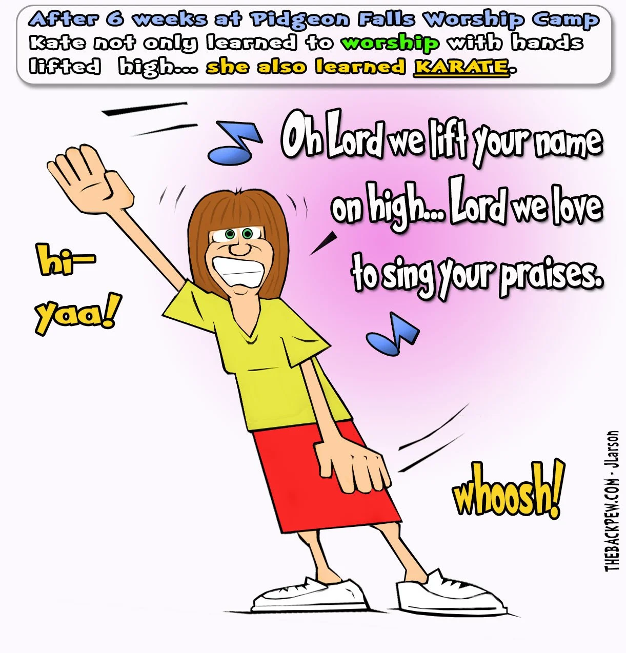 Worship Karate  Worship, Karate, Worship Styling, Christian, funny 