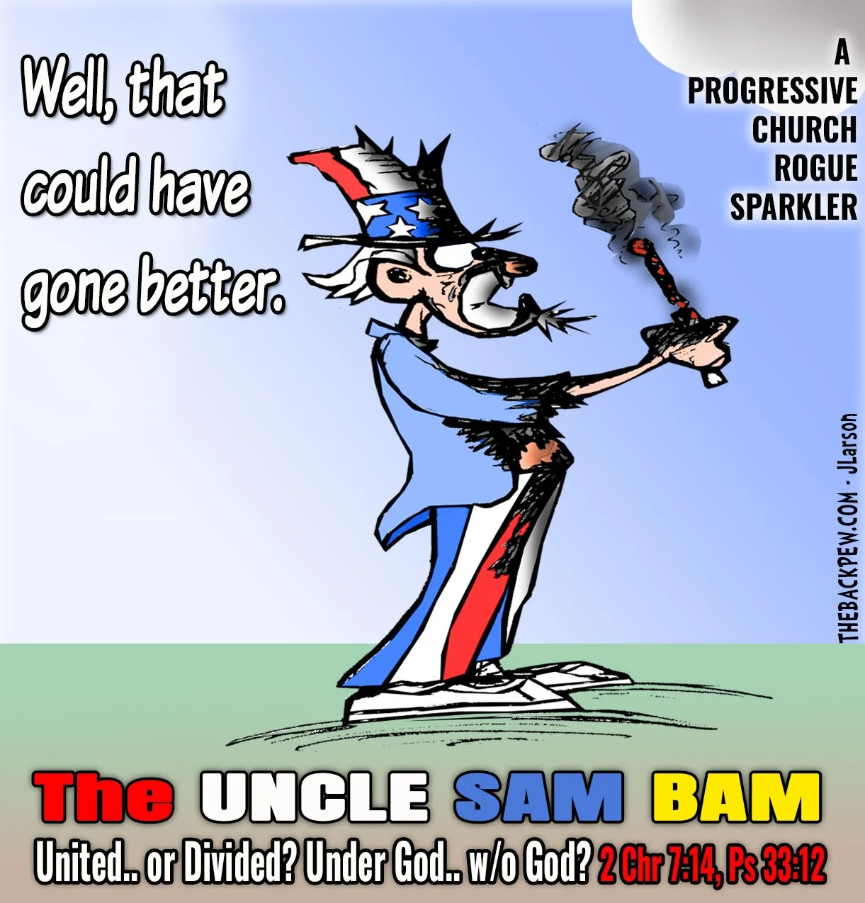 Uncle Sam goes… BAM!