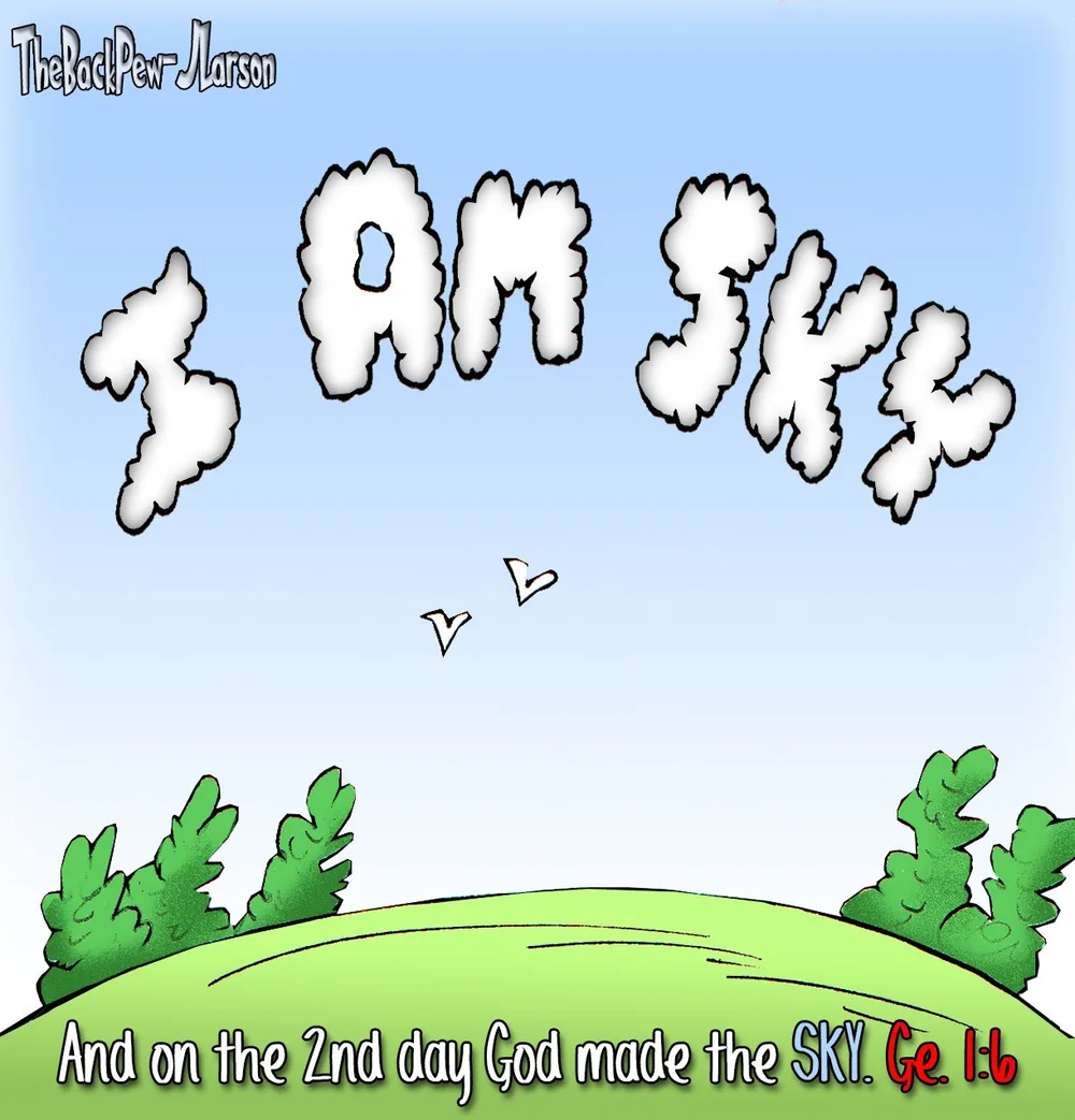 Creatation Cartoon Creation cartoons from Genesis chapters 1-3 — The Back Pew