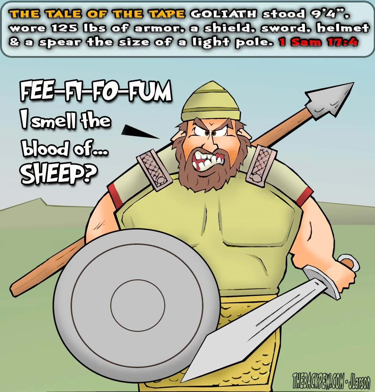 Goliath, Tale of the Tape  Goliath, David, Bible, funny 