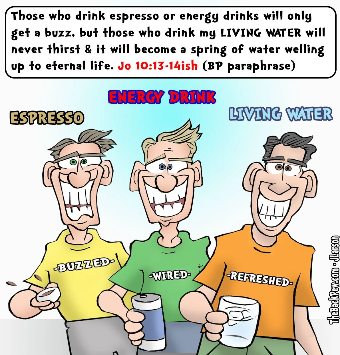 Christian Cartoons - Living Water