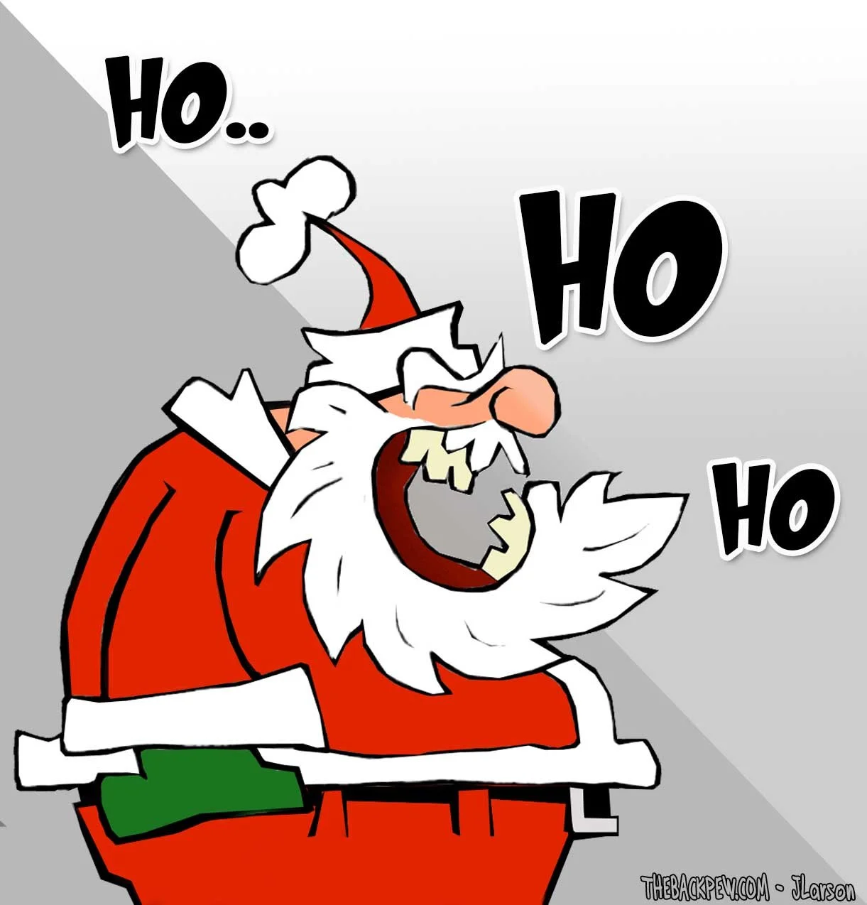 Christmas Cartoons - Santa, ho ho ho