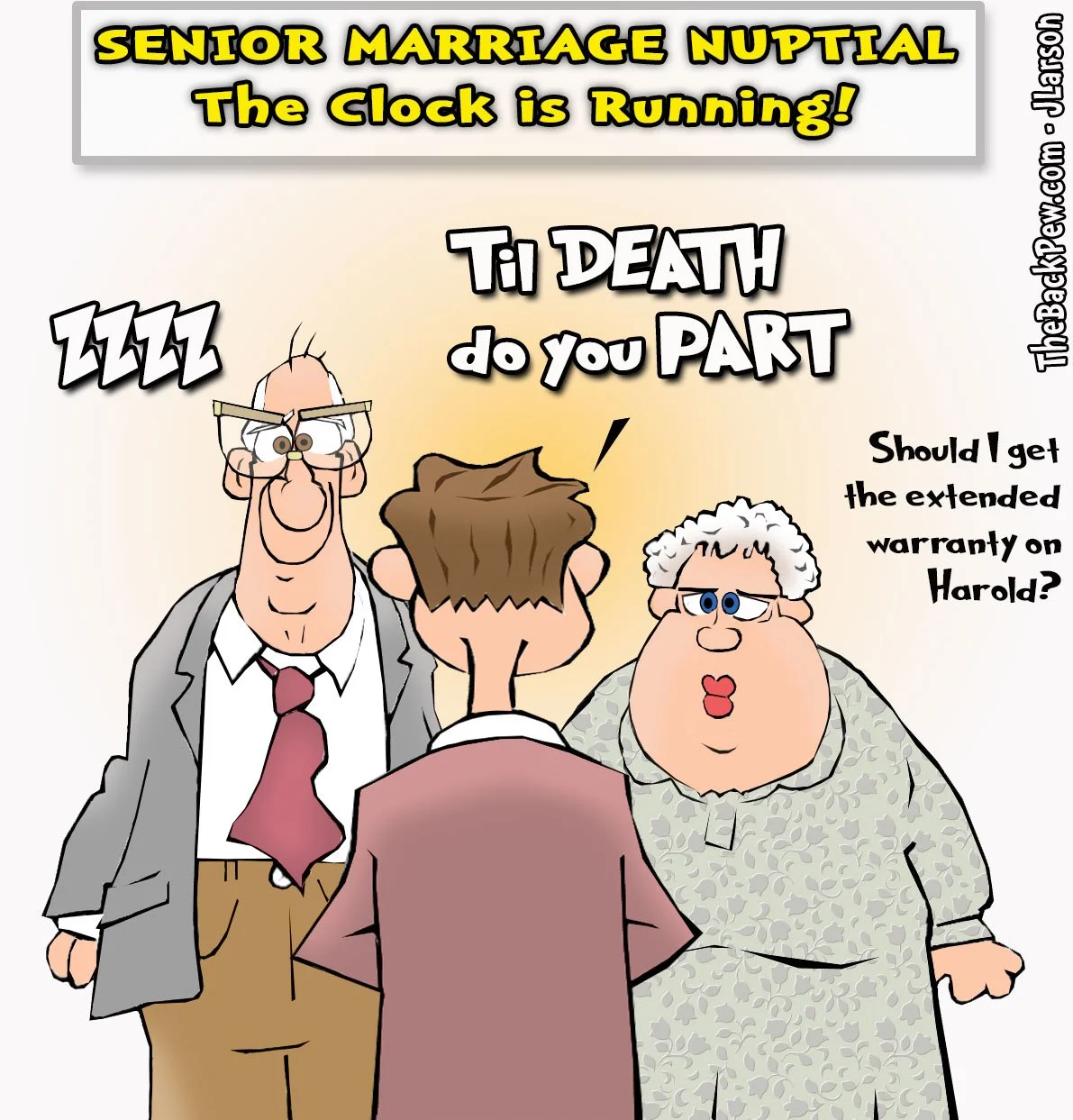 Senioritis Comic Senior Citizens cartoons of my favorite peeps — The Back Pew