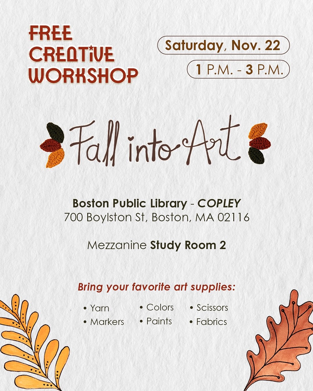 Welcome to the Groovy Shorty Workshop!🍁😊

This space was created with so much love &mdash; a moment to connect, create, and let your soul flow one stitch at a time. 🧶💛

Let&rsquo;s make this a colorful, creative and joyful experience &mdash; Aqu&