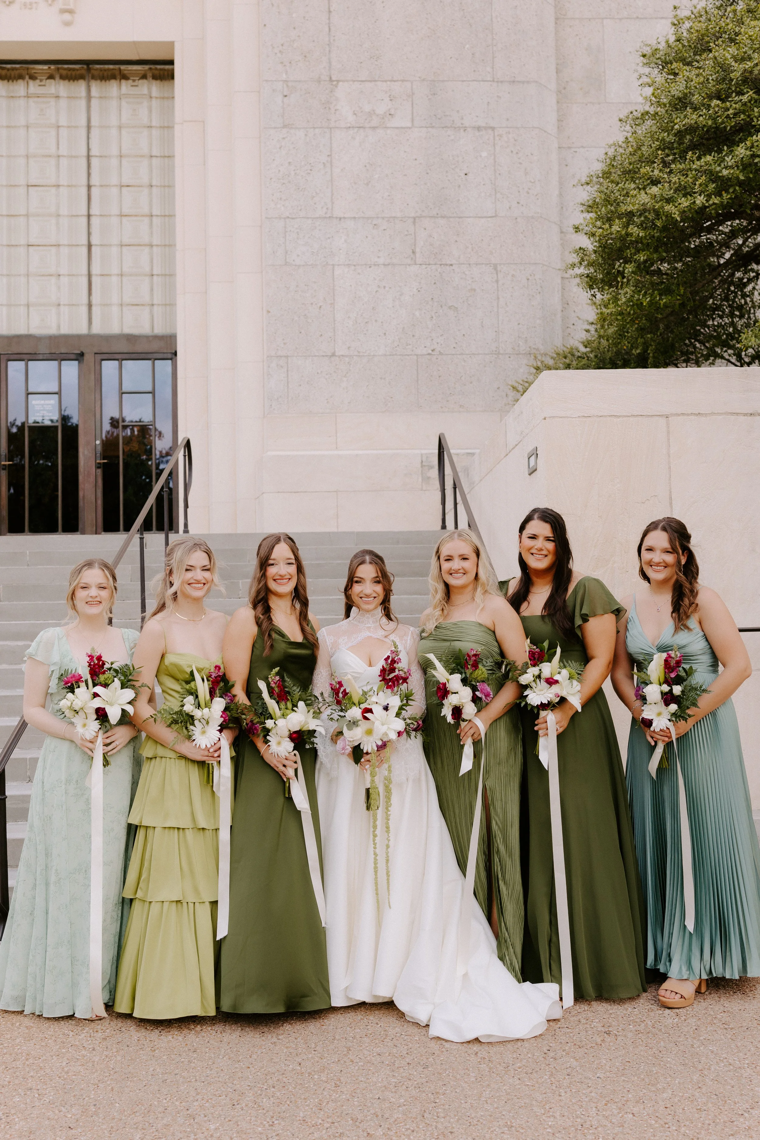 wedding at Texas science and history museum