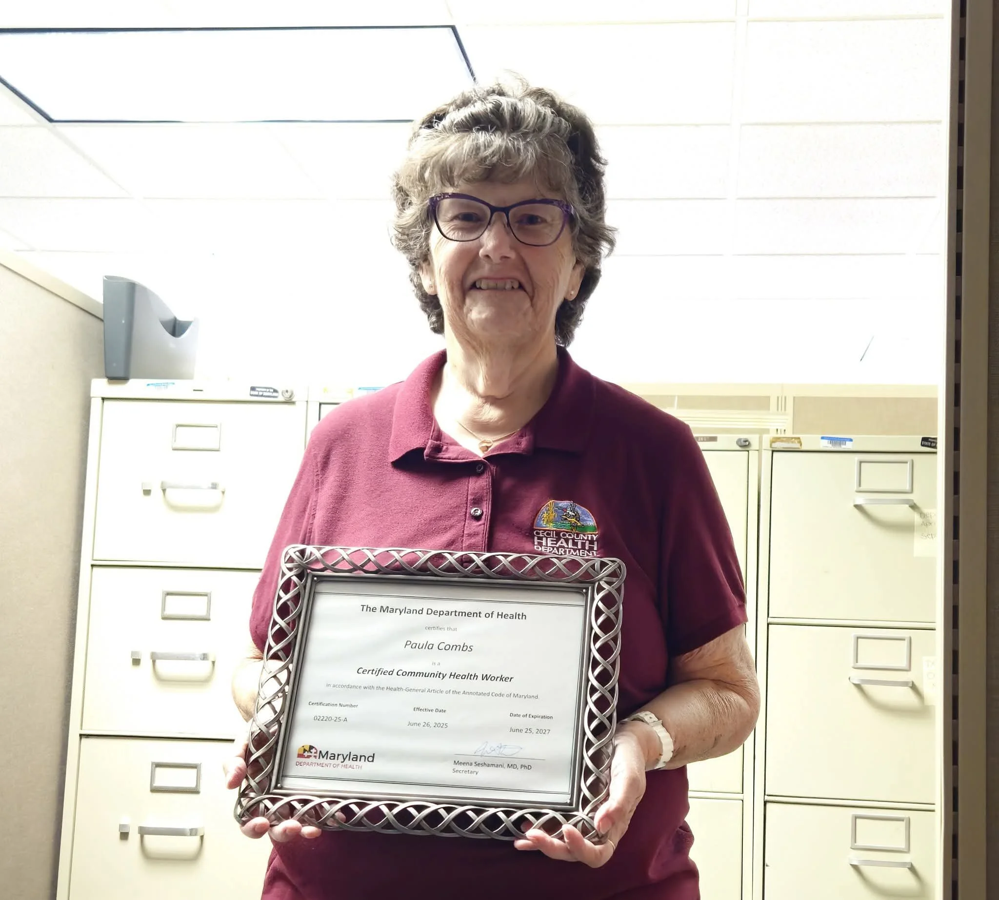 Empowering Communities: Paula Combs Joins the Ranks of Certified Health Workers