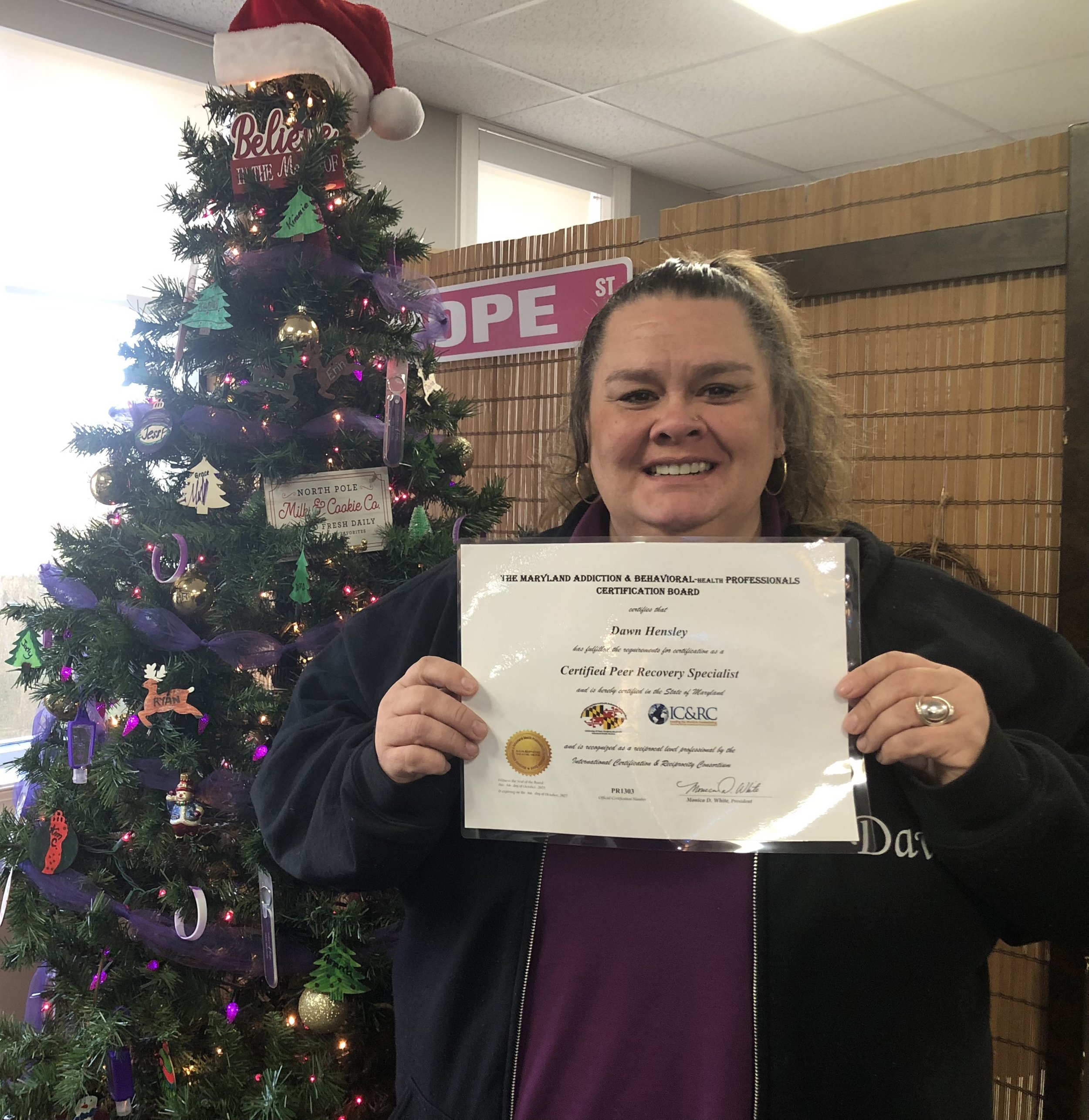 Dawn Hensley Earns Her CPRS Certification — A Journey From Recovery to Calling