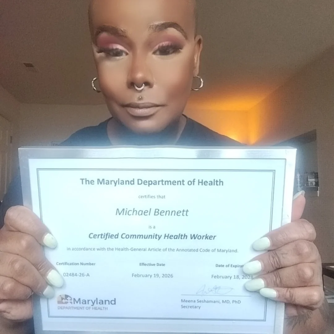 From Survival to Service: Celebrating Michael Bennett’s Journey to Becoming a Certified CHW