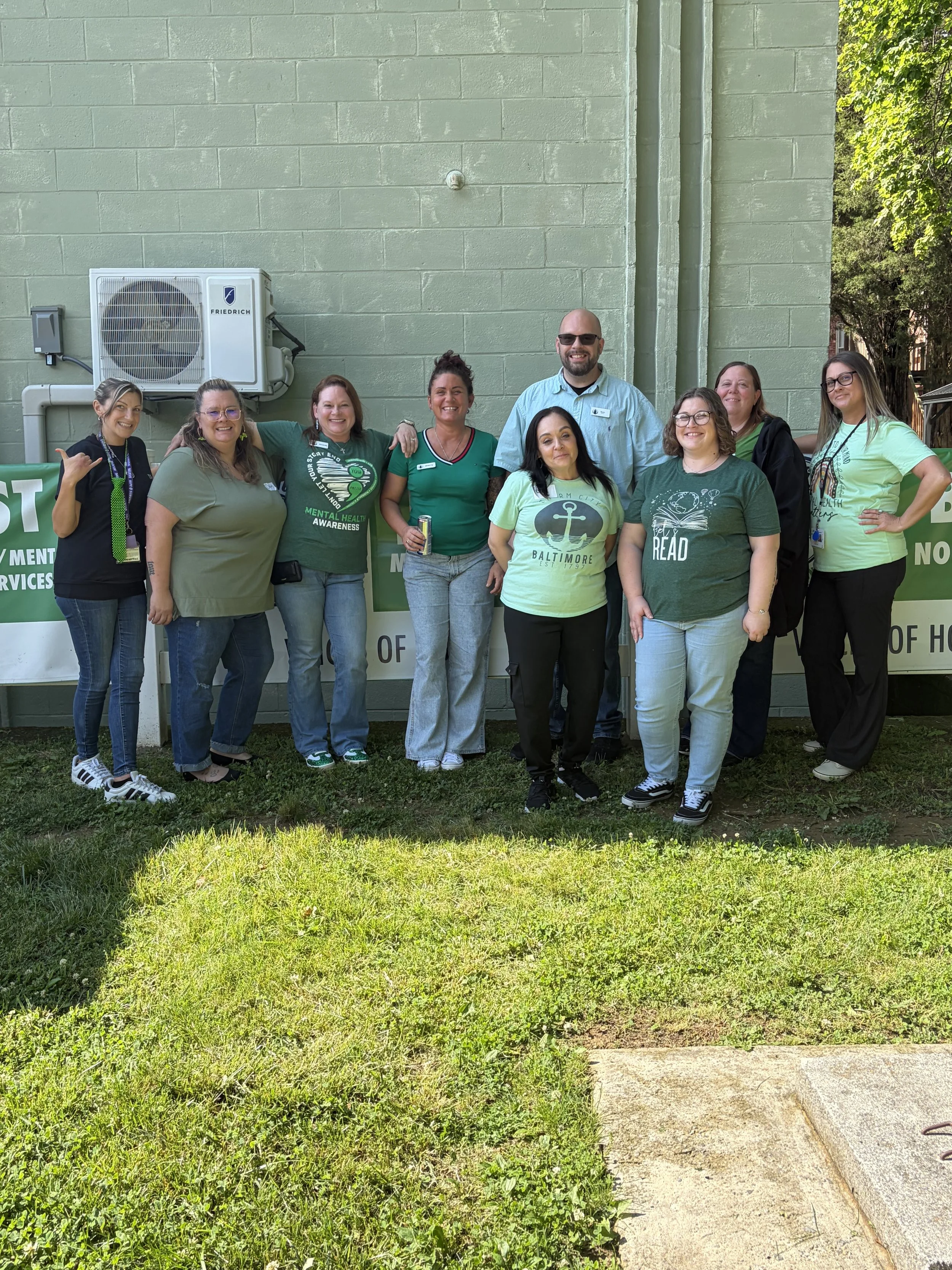 VoH went GREEN for Mental Health Awareness Month!