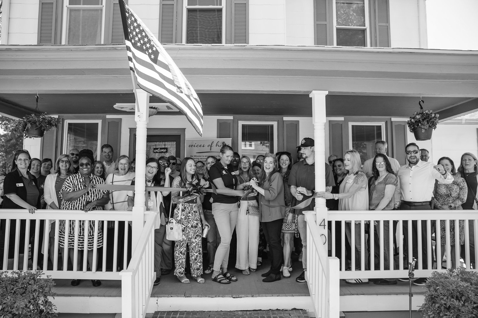 Ribbon Cutting Ceremony, Women’s and Children’s House💜🏡