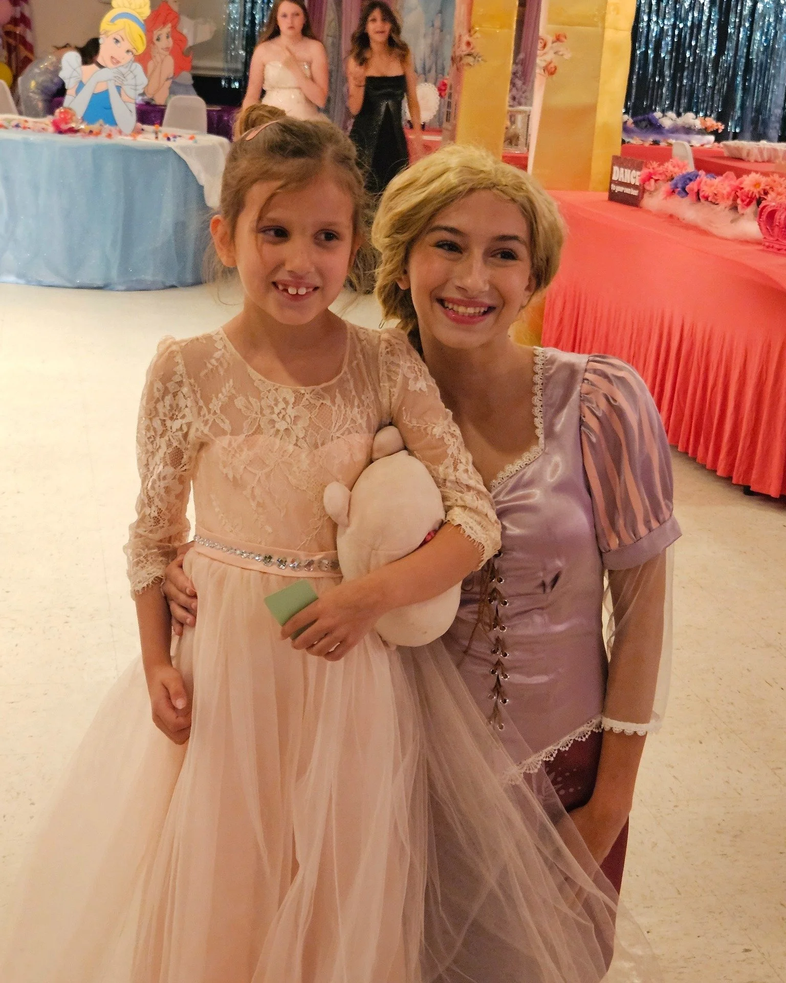 Yesterday, a few of our mothers and their princesses in the Women's &amp; Children's House had the opportunity to attend the Annual Princess Ball at the Rising Sun American Legion! They enjoyed a magical day filled with princess meet-and-greets, hair