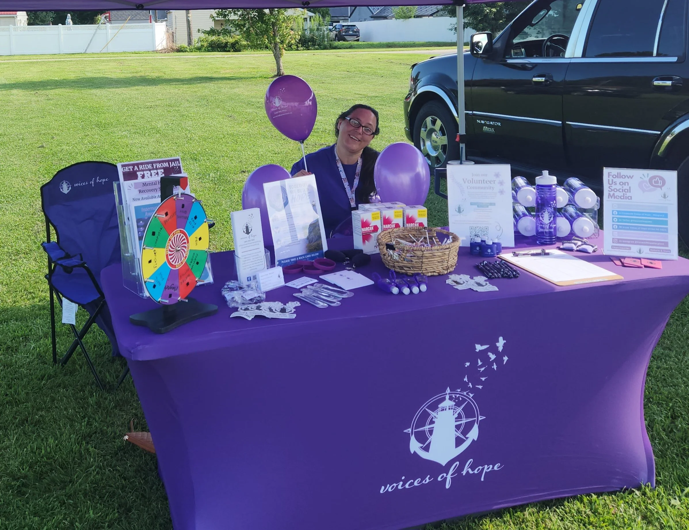 🌙💙 Voices of Hope at National Night Out! 💙🌙