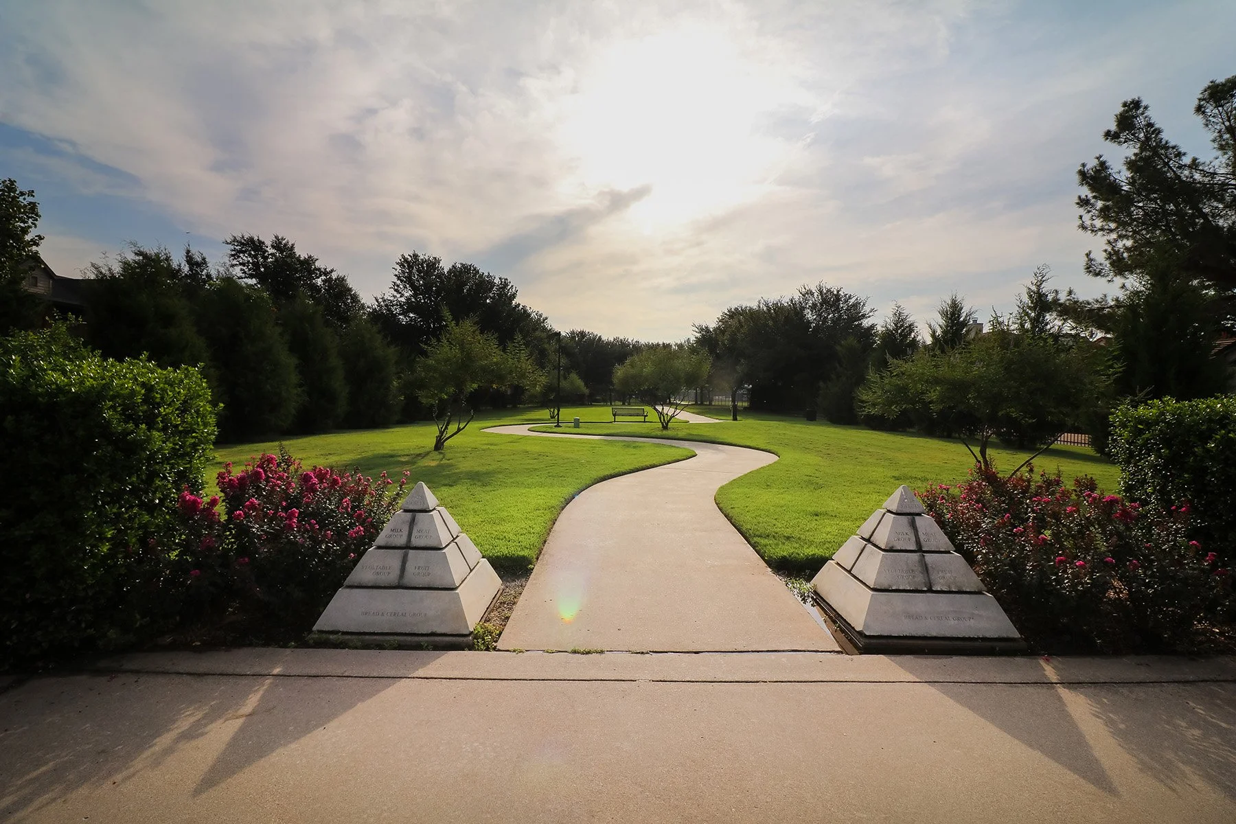 Aventura is surrounded by green spaces and walking paths