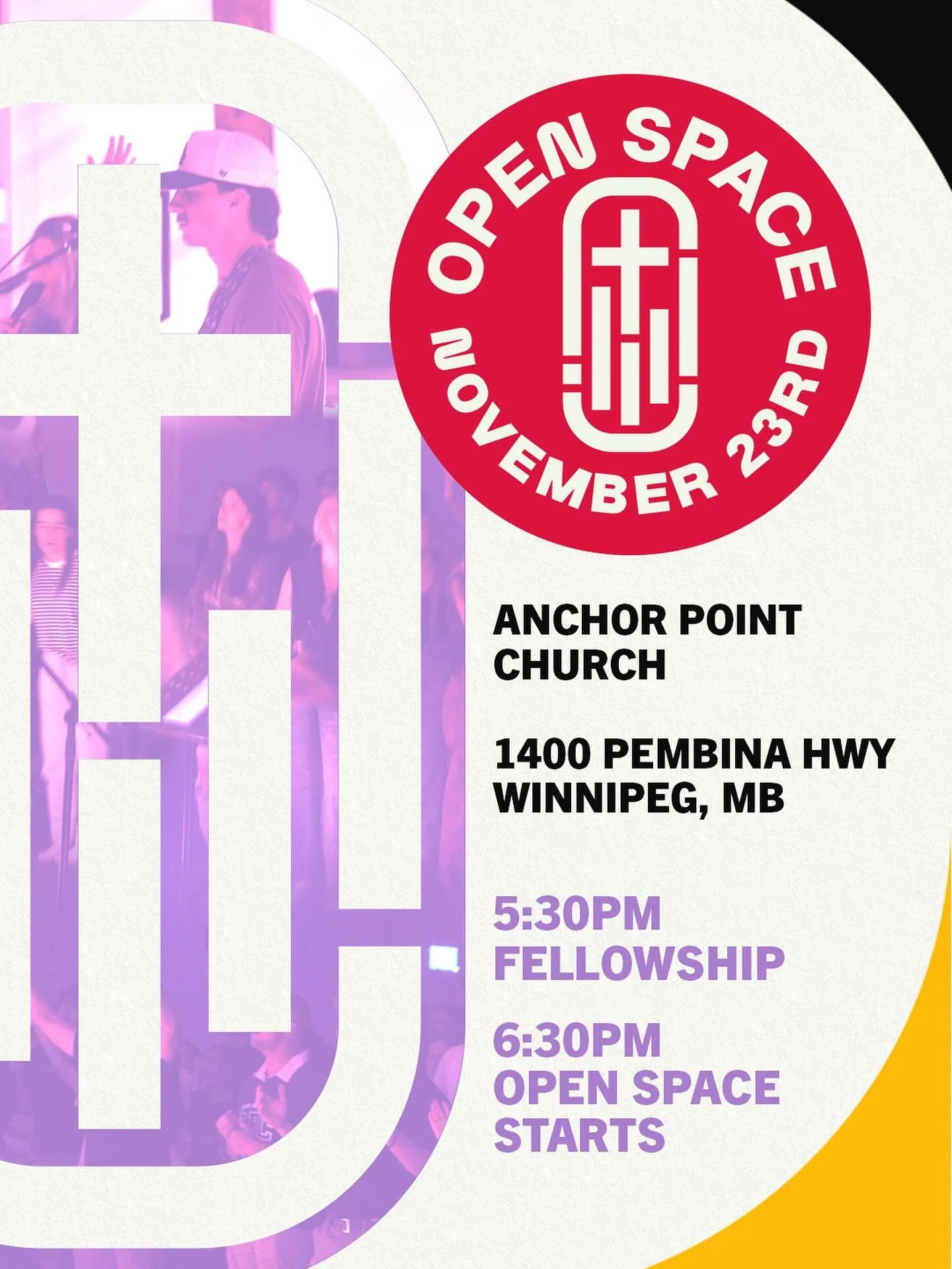YOU&rsquo;VE BEEN WAITNG FOR IT ❤️&zwj;🔥

This month Open Space will be gathering at ANCHOR POINT CHURCH in Winnipeg!

We can&rsquo;t wait to gather in such a special space. Bring your friends, bring your family, bring your coworkers. He is WORTHY o
