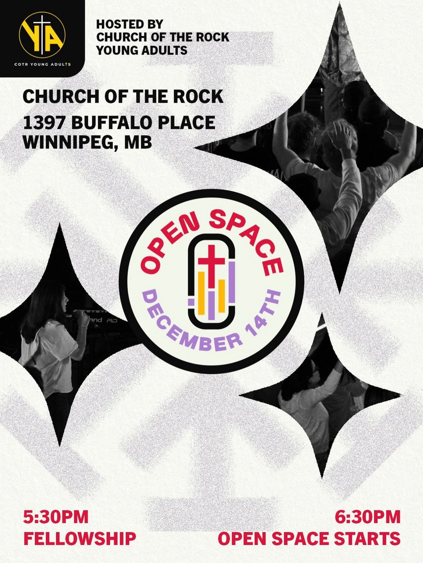 WHO&rsquo;S READY 🙌

Our last event of 2025 is in just TWO WEEKS, and we&rsquo;re excited to be back at Church of the Rock!

DATE: December 14th
LOCATION: 1397 Buffalo Place, Winnipeg
TIME: 5:30 fellowship | 6:30 start

Come, rest, and fix your eyes