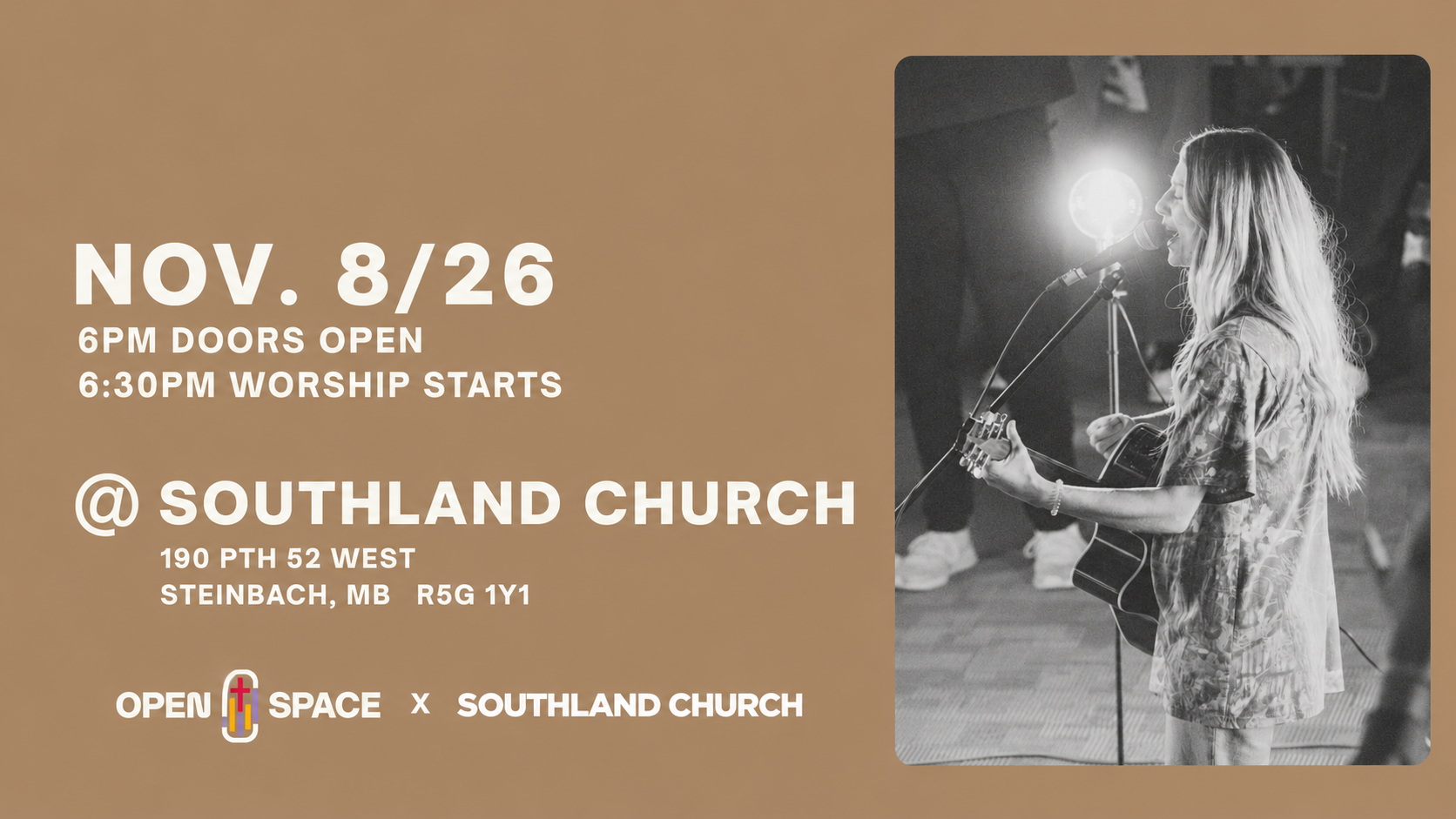 SOUTHLAND CHURCH | NOV. 8 + 26, 2026