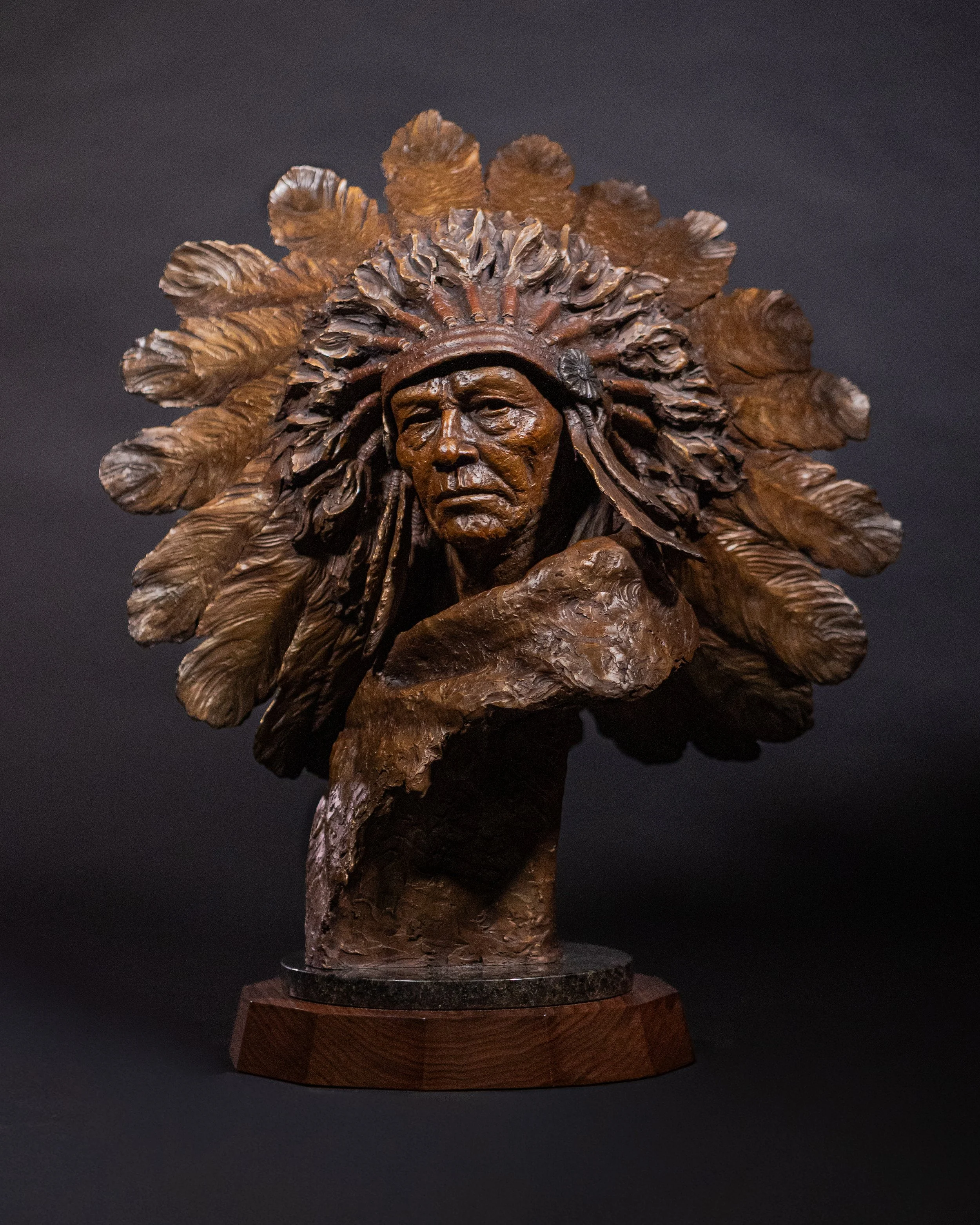 Available • Shadows on the Horizon, 26 H x 20 W x 15 D inches, bronze