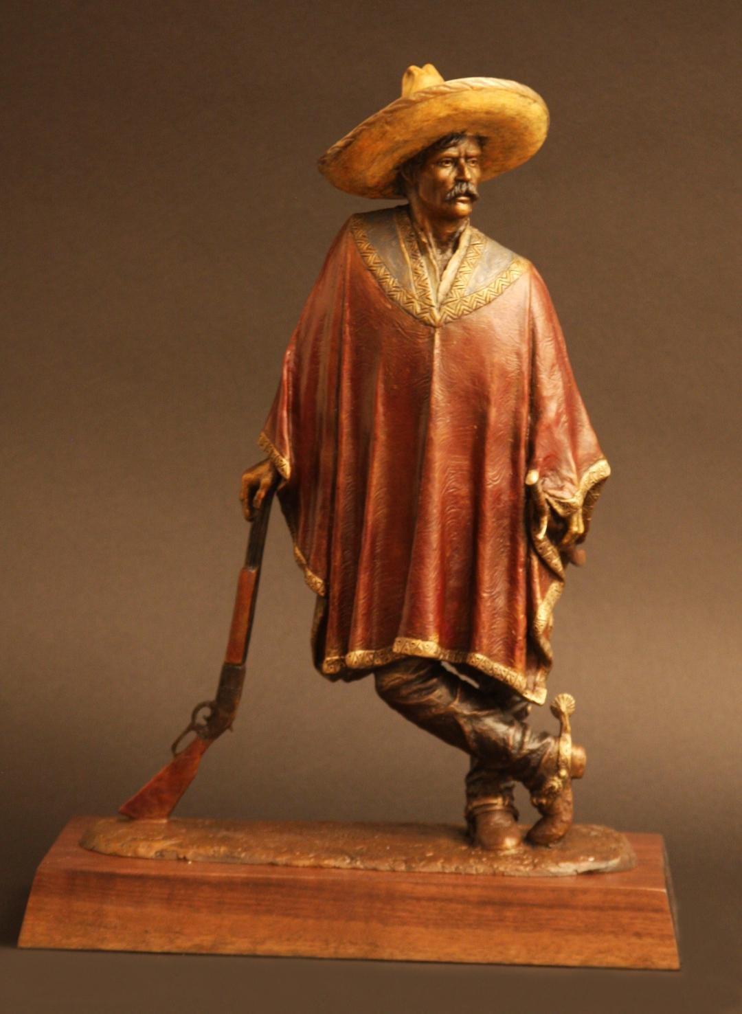 AVAILABLE • Sunday in Sonora, 21 H x 13 W x 5 D inches, bronze