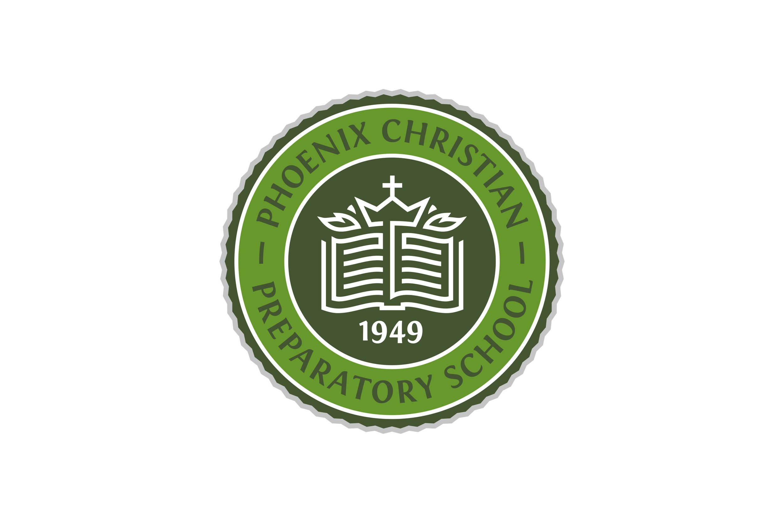 Phoenix Christian Logo Seal Emblem