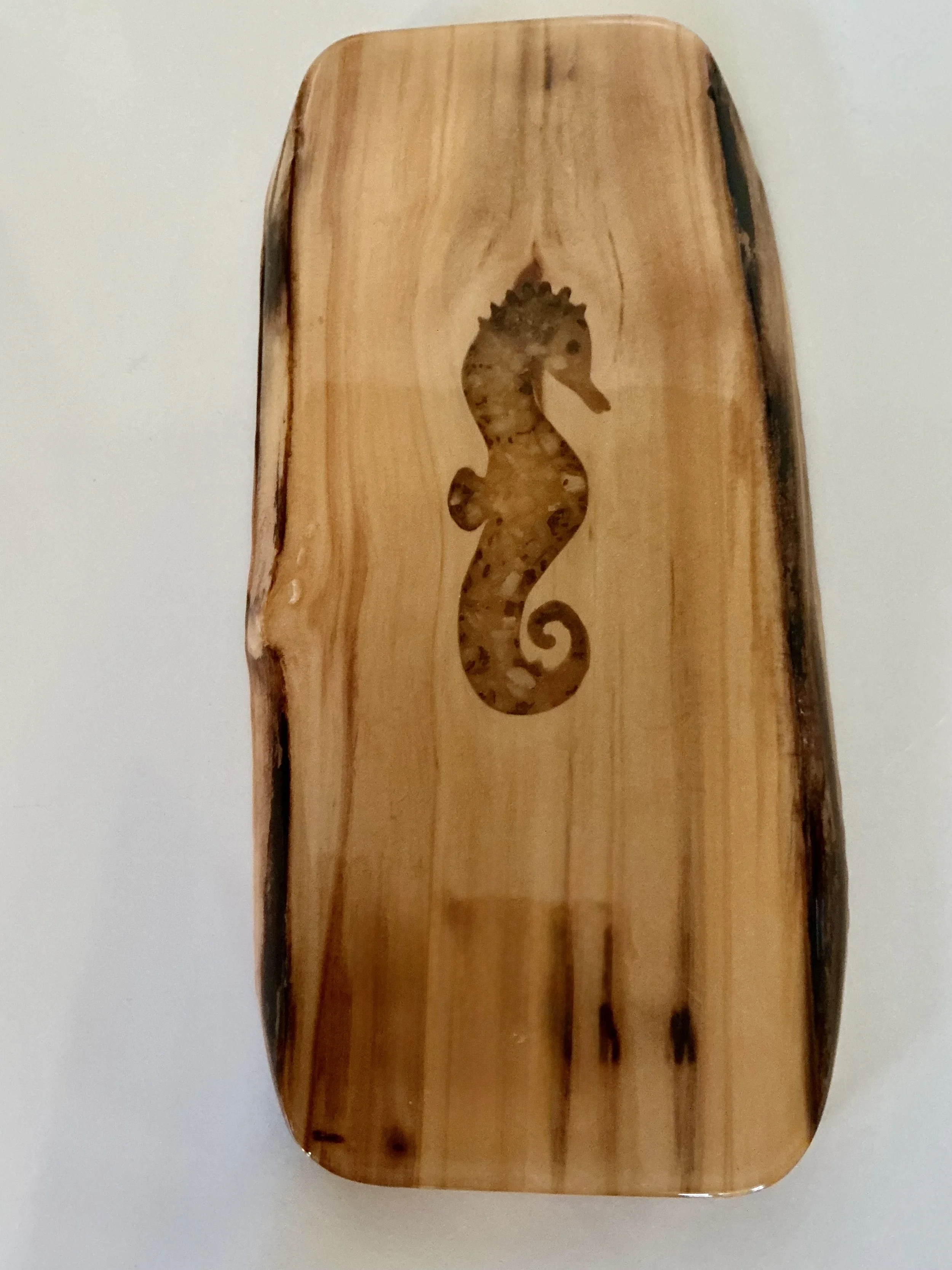 Standing Seahorse Art Piece