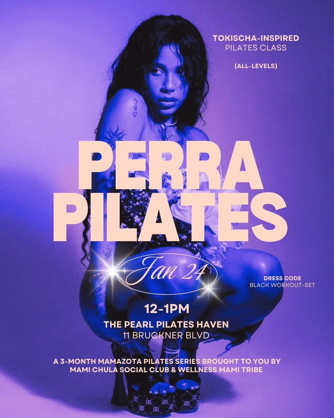 Did someone say &ldquo;MAMAZOTA ARC&rdquo;? We&rsquo;re about to break necks. Join us for a 3-month Mamazota Pilates series, where you bring out your inner perra🐩🎀 

✨01.24.26 -To open up our Tokischa Pilates Inspired led by @anamariayalap is all a
