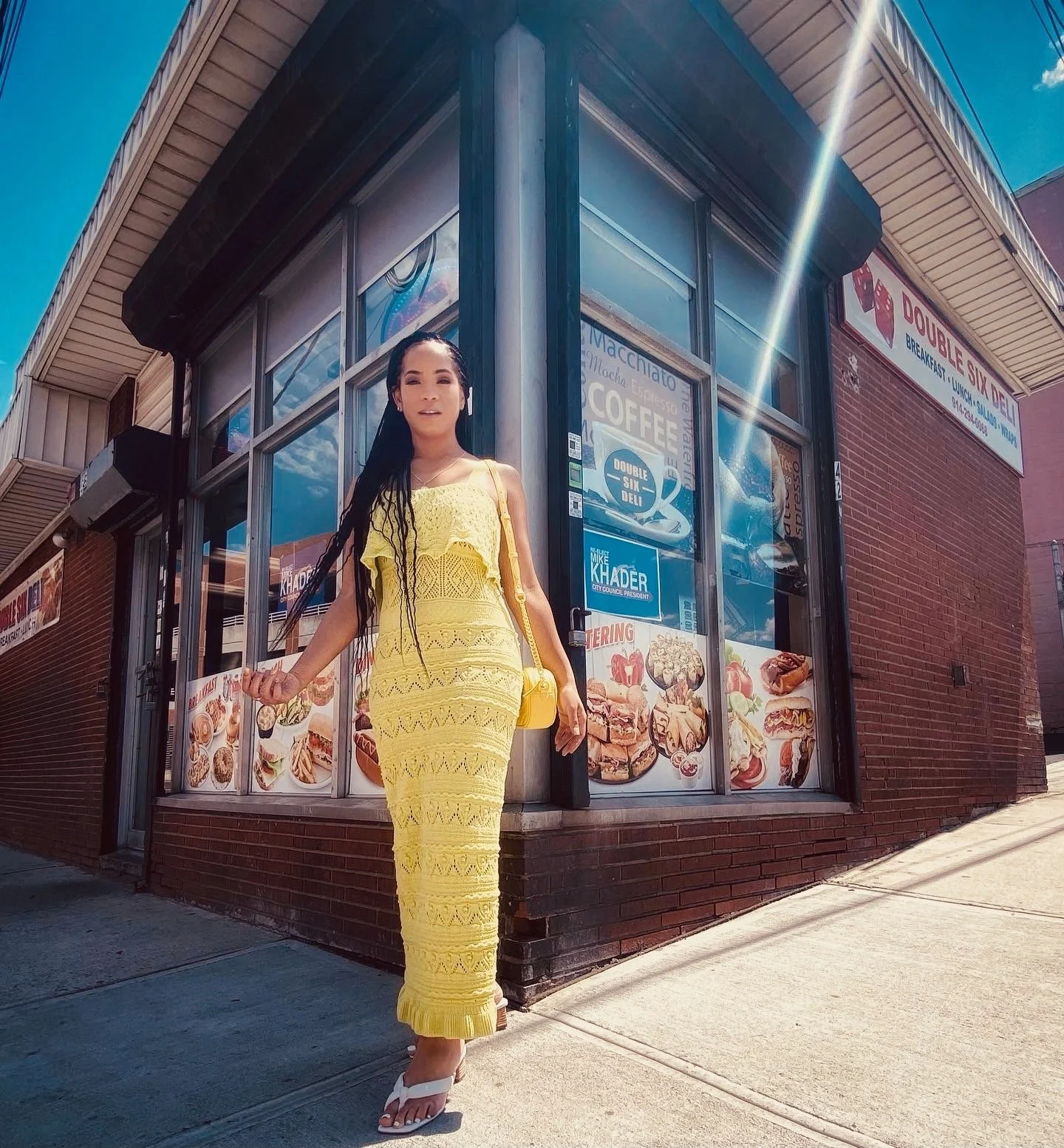 Genesis styled for photoshoot