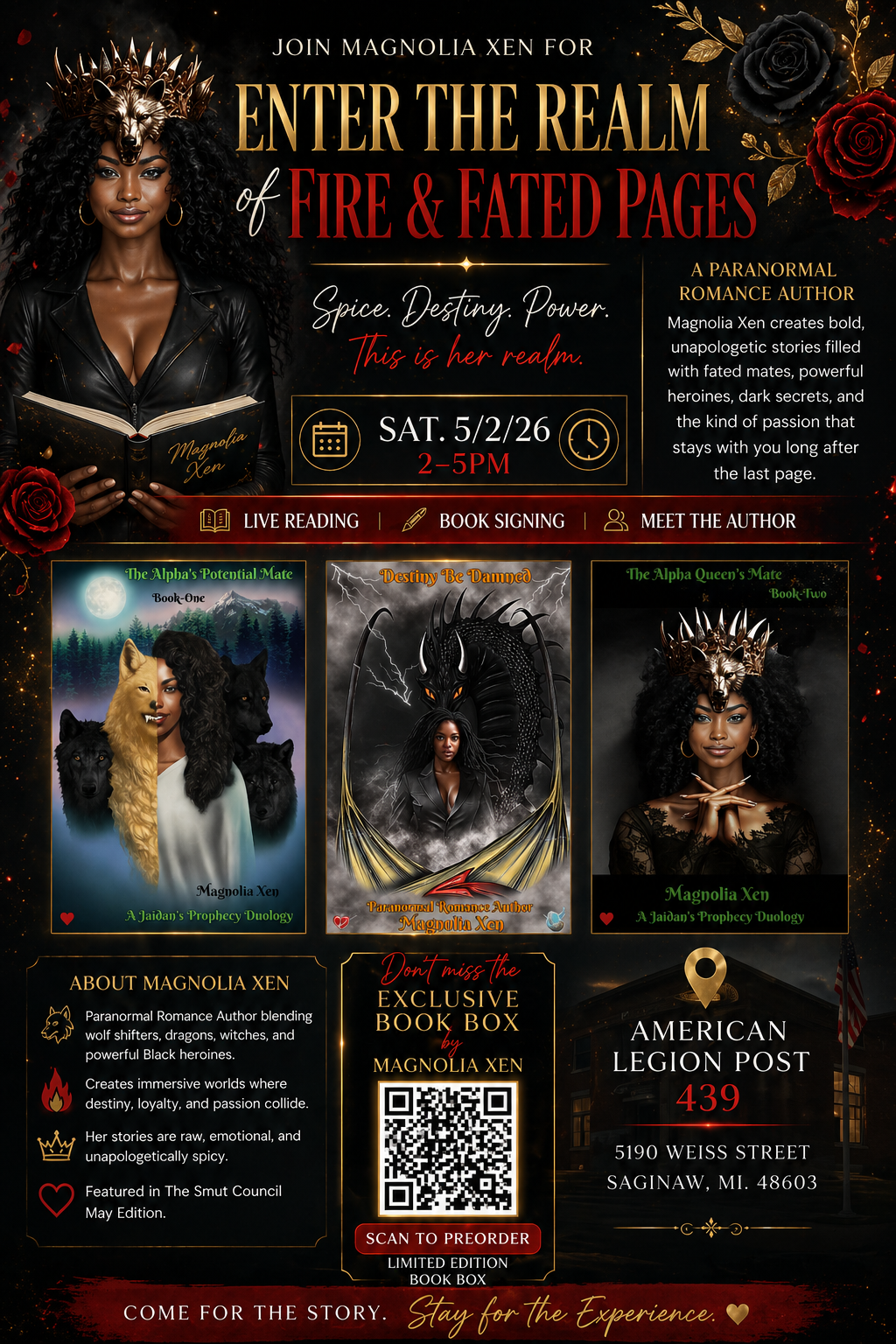 Enter The Realm of Fire and Fated Pages